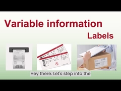 তাপ সংবেদনশীল লেবেল উপকরণ প্রয়োগ।