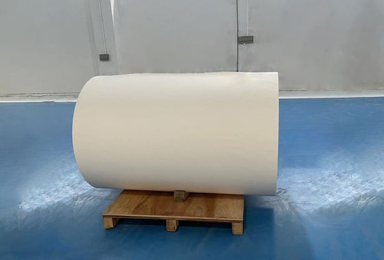অ্যাক্রিলিক আঠালো BOPP আঠালো জাম্বো রোল কাগজ 30μ পৃষ্ঠের বেধ