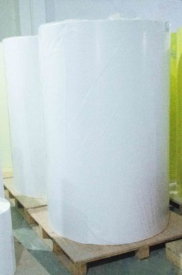 স্ব-আঠালো তাপীয় লেবেল জাম্বো রোল, আঠালো ব্যাক পেপার 54u পৃষ্ঠের বেধ