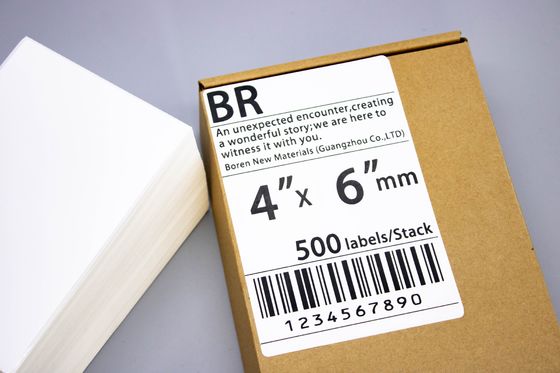 ভালো দাম প্রিন্টারের জন্য সহজেই প্রয়োগযোগ্য 4x6 তাপীয় লেবেল স্টিকার অনলাইন