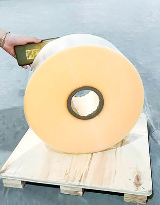 ভালো দাম স্বচ্ছ BOPP লেবেল উপাদান, স্ব-আঠালো কাগজ জাম্বো রোল অনলাইন