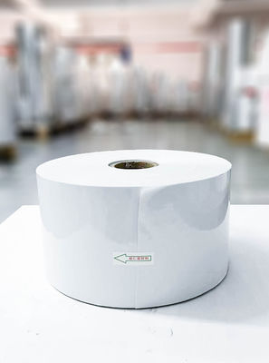 ভালো দাম মিল্কি পিই ফিল্ম লেবেল, ওয়াটারপ্রুফ আঠালো লেবেল রোল এসজিএস সার্টিফাইড অনলাইন