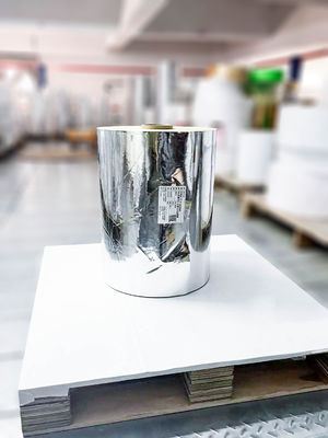 ভালো দাম অতিরিক্ত আঠালো হালকা সিলভার BOPP আঠালো জাম্বো রোল লেবেল এসজিএস প্রত্যয়িত অনলাইন