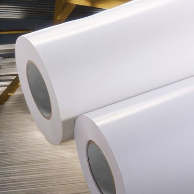 ভালো দাম হোয়াইট গ্লাসিন পেপার লেবেল উপাদান স্থায়ী এক্রাইলিক আঠালো সঙ্গে 80g লেপা কাগজ অনলাইন